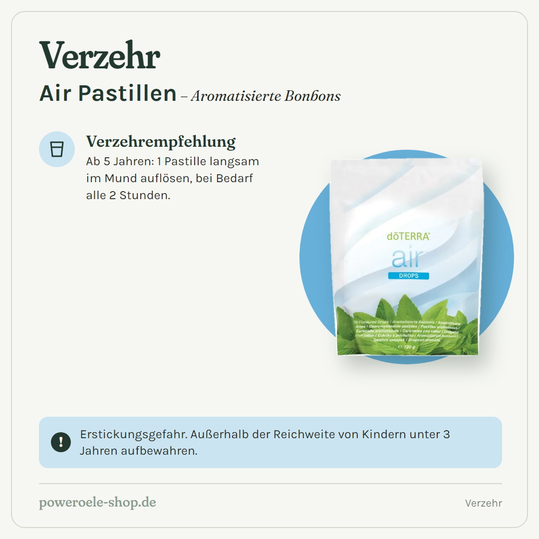 doTERRA Air Pastillen - Verzehr