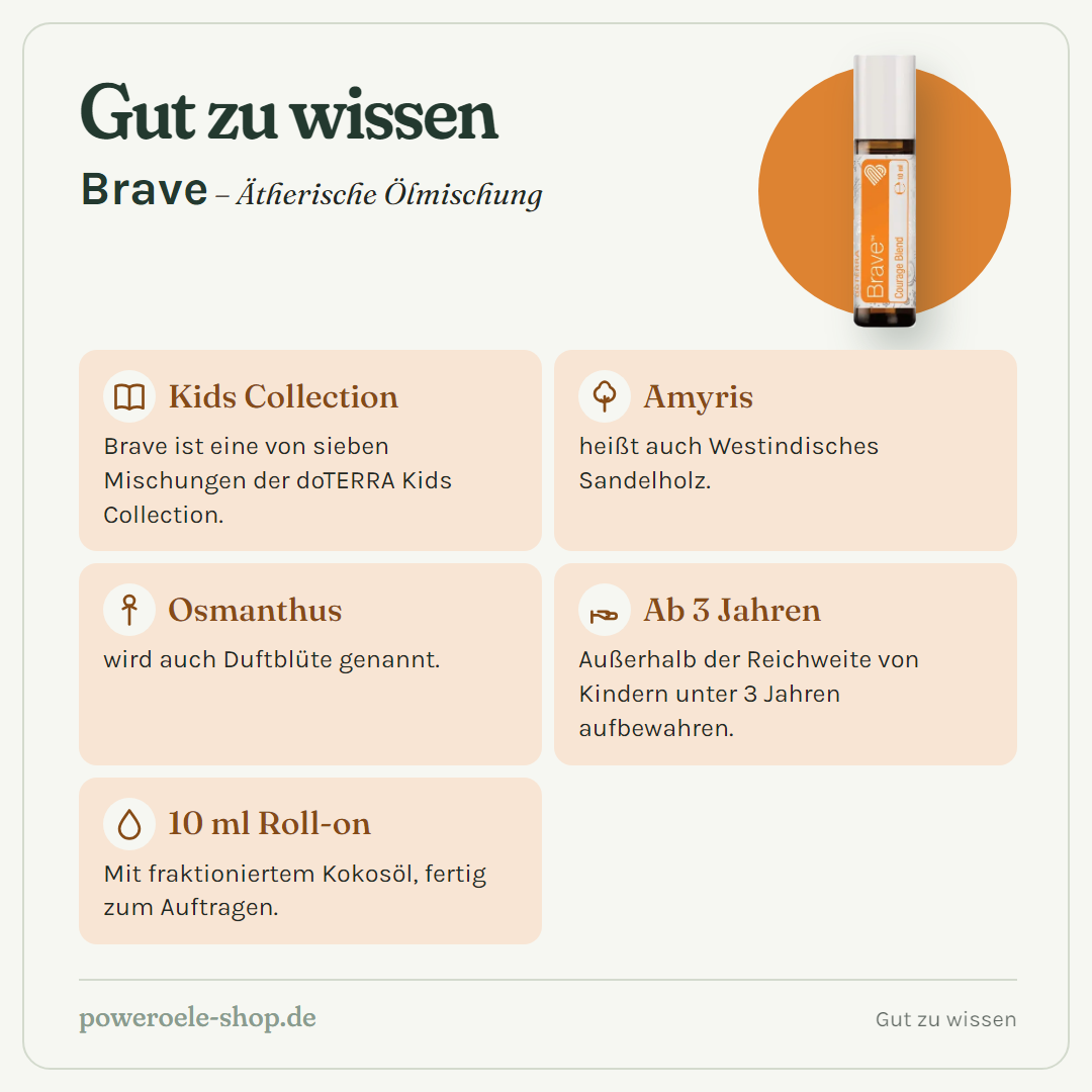 doTERRA Brave - Ermutigende Mischung - Gut zu wissen