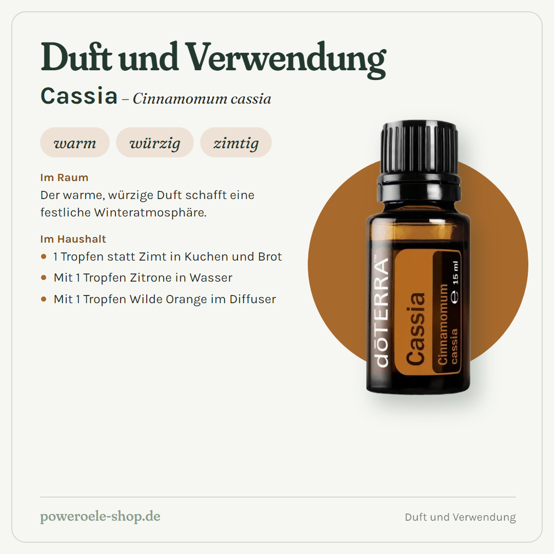 doTERRA Cassia (Kassia) - Duft und Verwendung