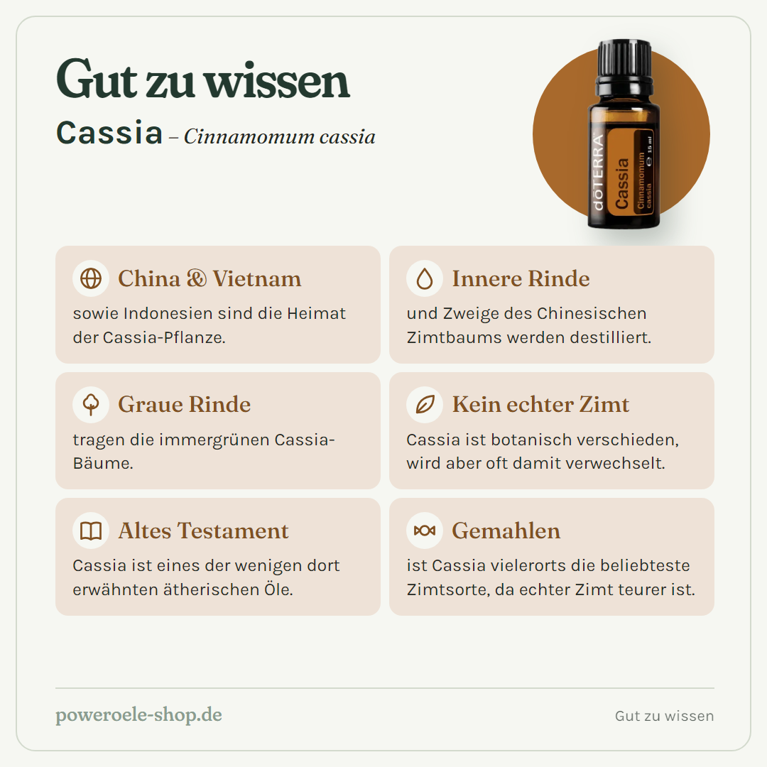 doTERRA Cassia (Kassia) - Gut zu wissen