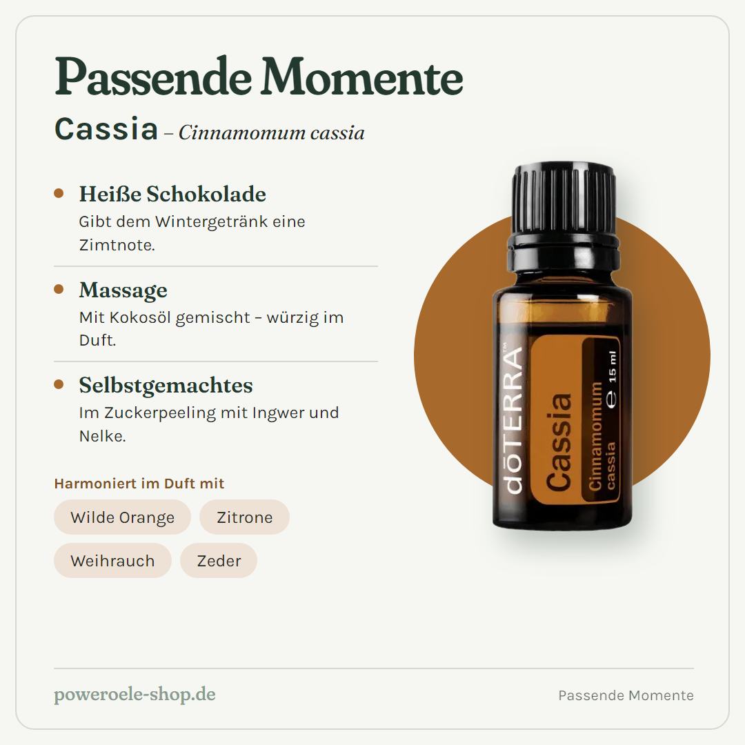 doTERRA Cassia (Kassia) - Passende Momente