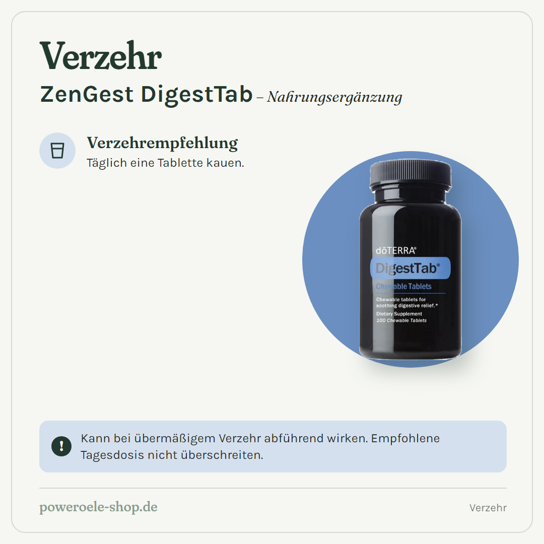 doTERRA DigestTab - Verzehr