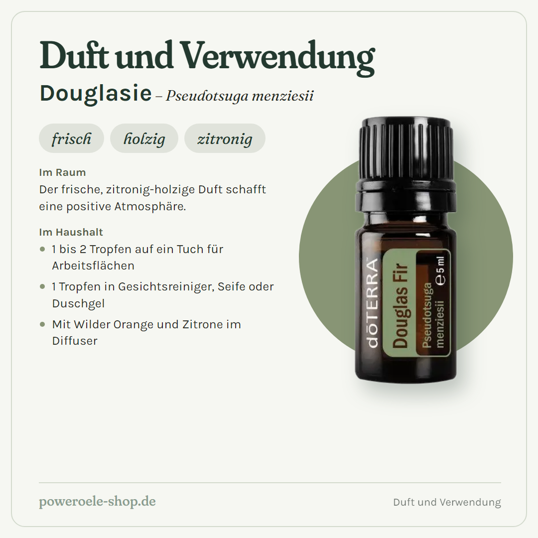 doTERRA Douglas Fir - Duft und Verwendung