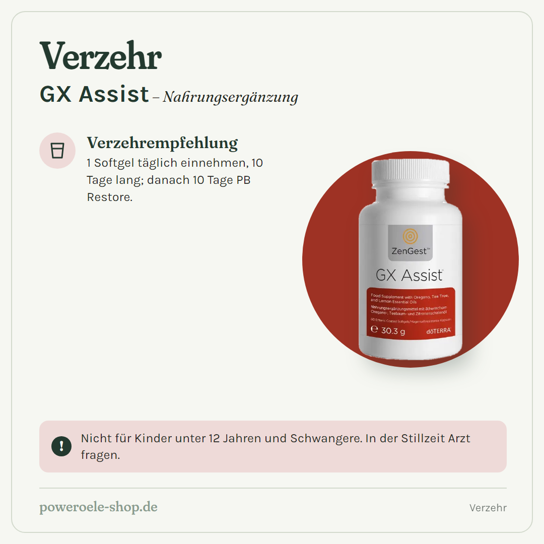 doTERRA GX Assist - Verzehr