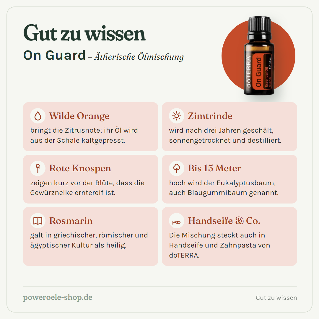 doTERRA On Guard - Immunsystem Mischung - Gut zu wissen
