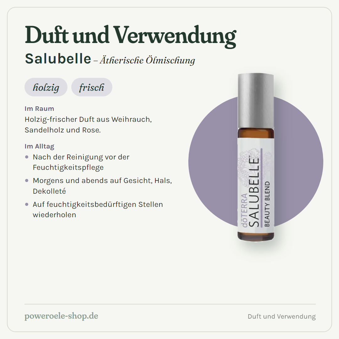 doTERRA Salubelle - Beauty Mischung - Duft und Verwendung