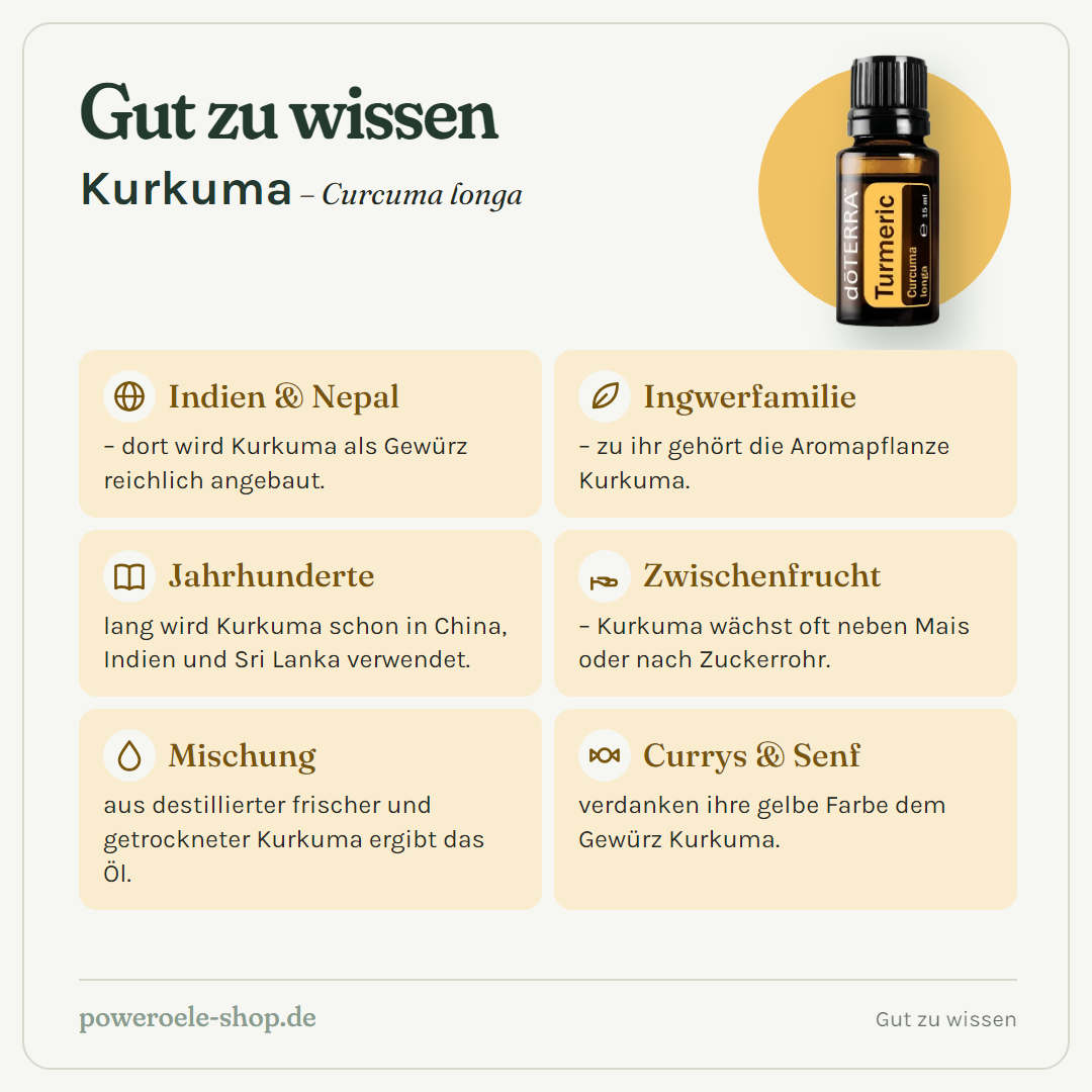 doTERRA Turmeric (Kurkuma) - Gut zu wissen