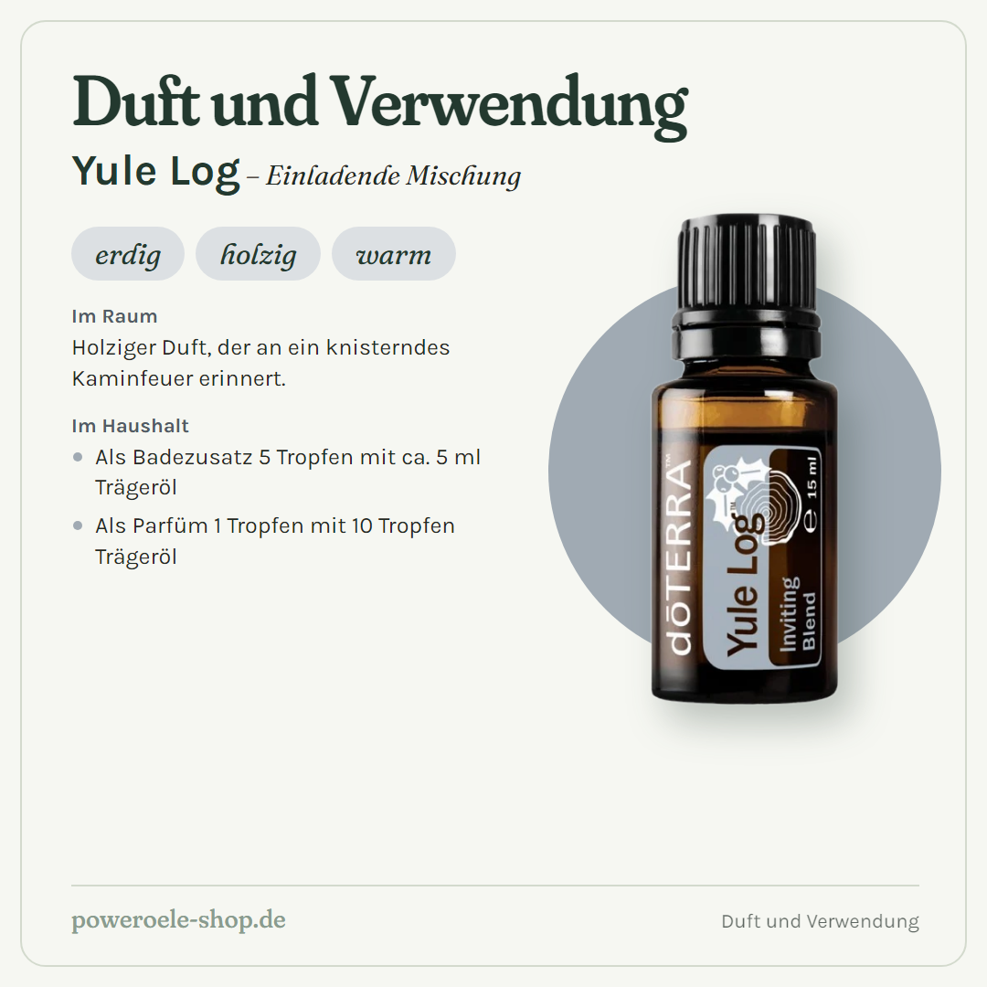 doTERRA Yule Log™ - Duft und Verwendung
