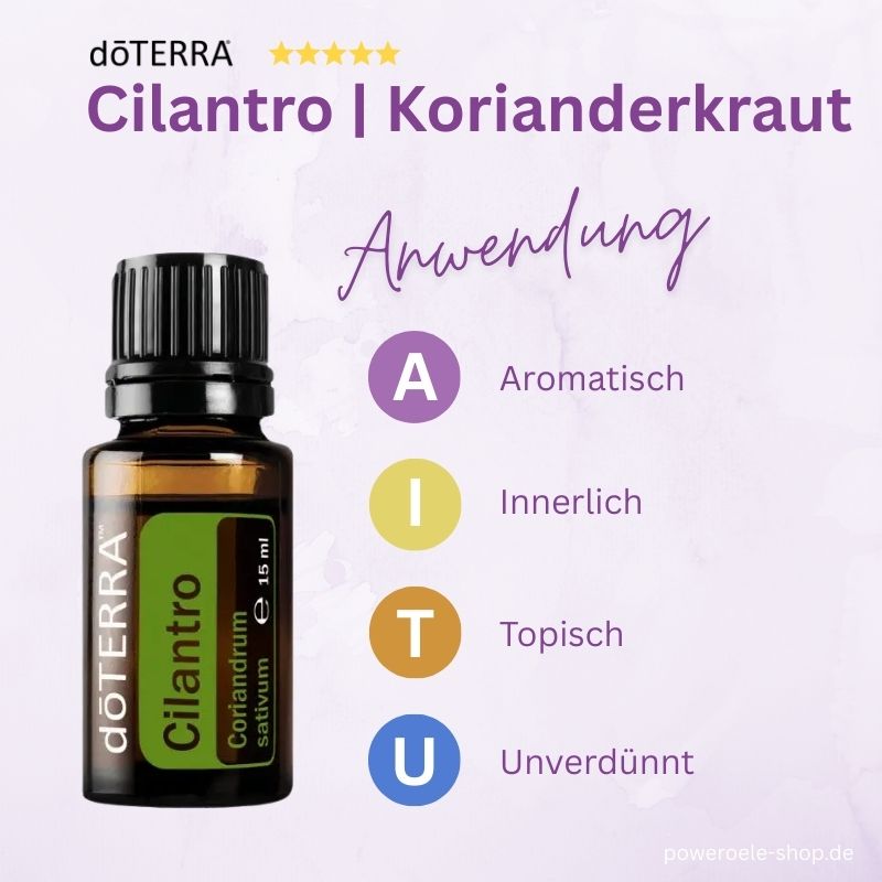 doTERRA Cilantro Anwendung