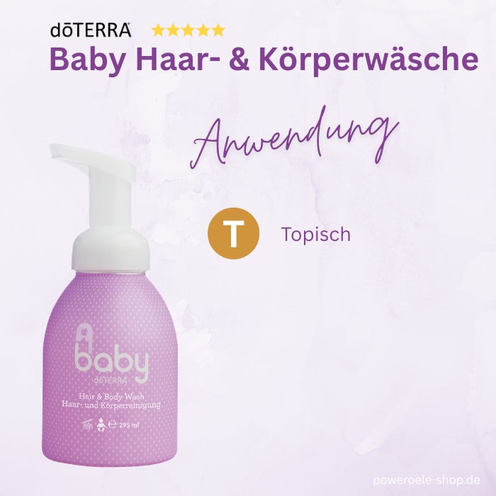 doTERRA Baby Haar- und Körperwäsche  Anwendung
