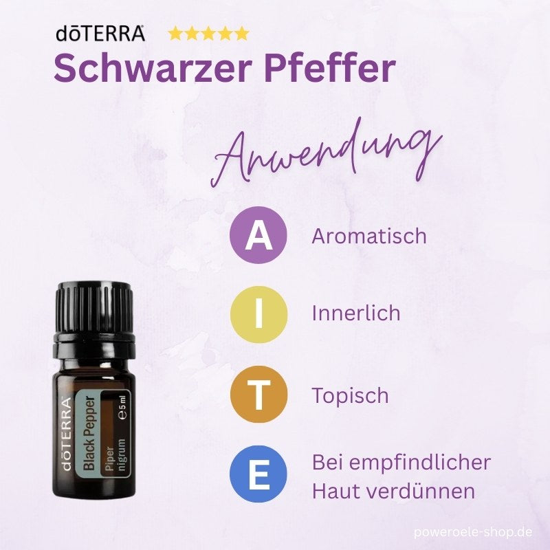 doterra black pepper anwendung