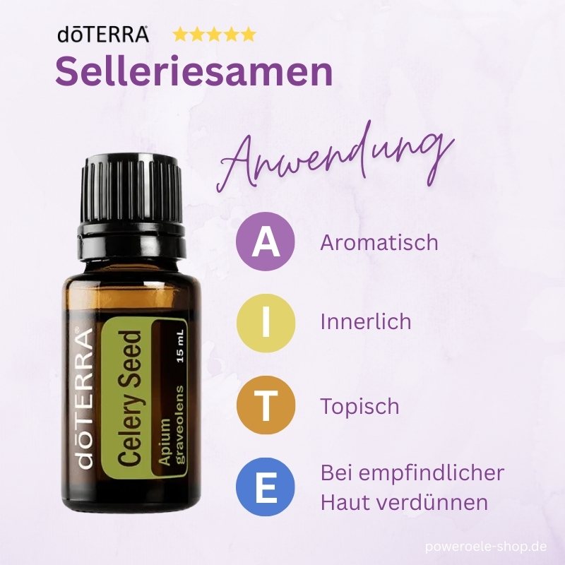 doTERRA Celery Seed Anwendung