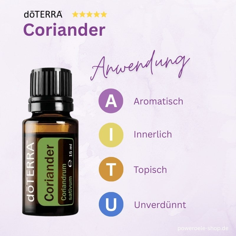 doTERRA Koriander Anwendung