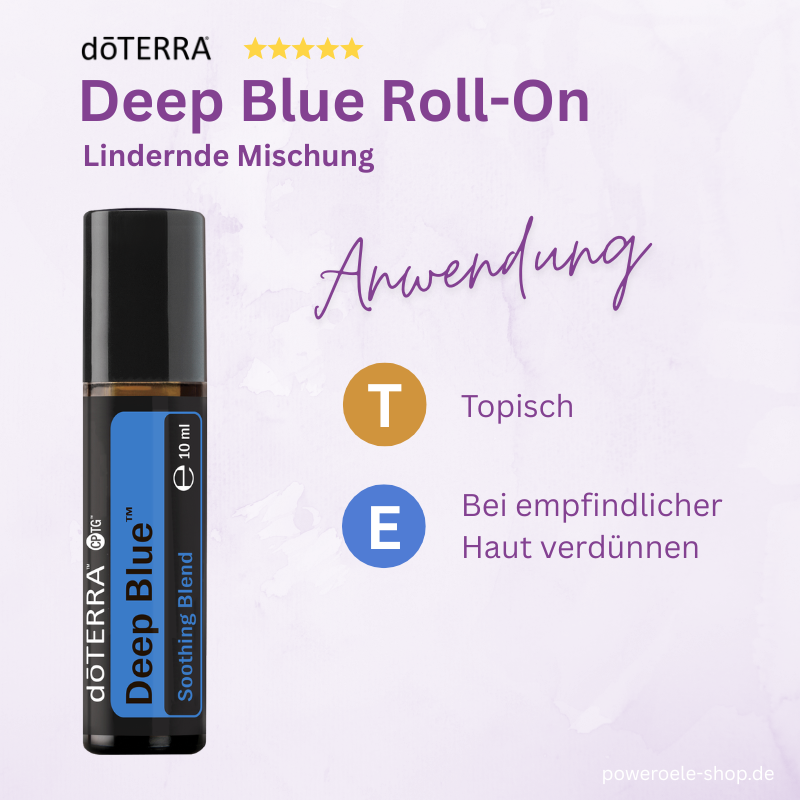 doTERRA Deep Blue Roll-On Anwendung
