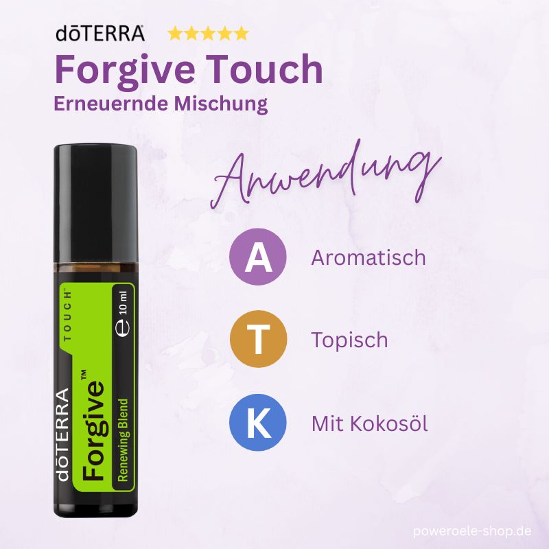 doTERRA Forgive Touch Anwendung