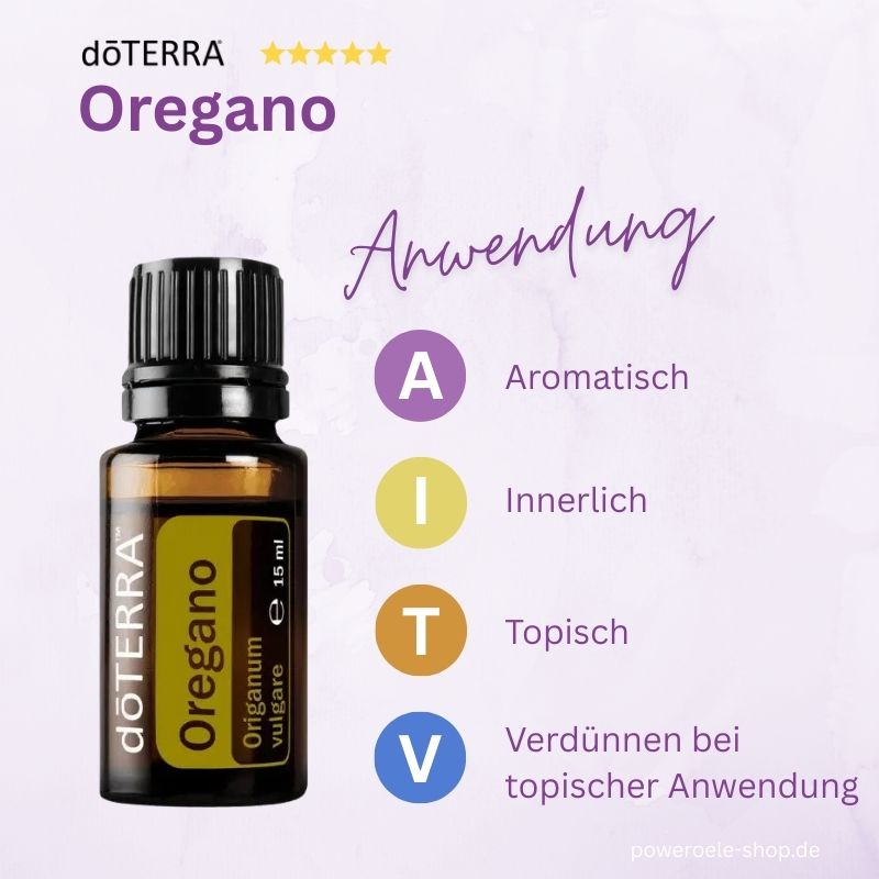 doTERRA Oregano Anwendung