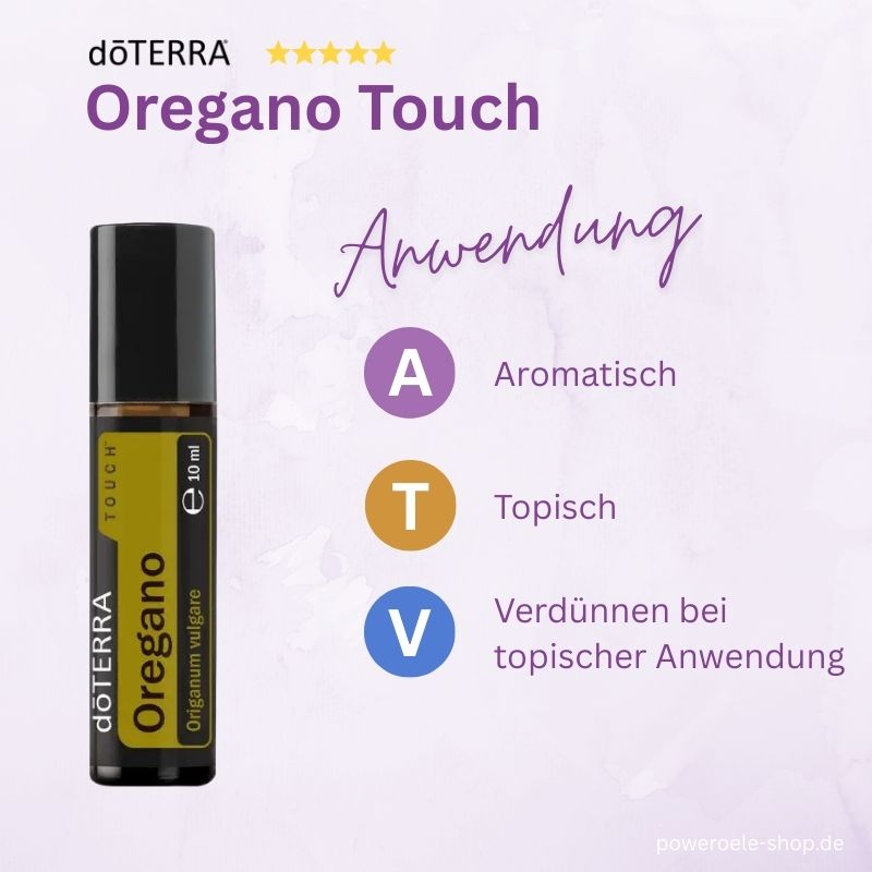 doTERRA Oregano Touch Anwendung