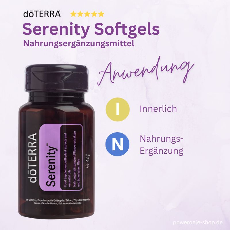 doTERRA Serenity Softgels Anwendung