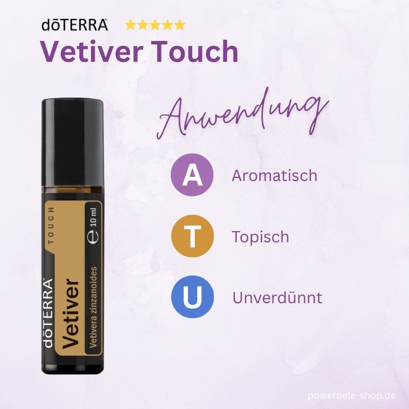 doTERRA Vetiver Touch Anwendung