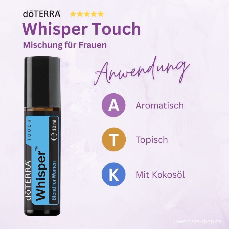 doTERRA Whisper Touch Anwendung